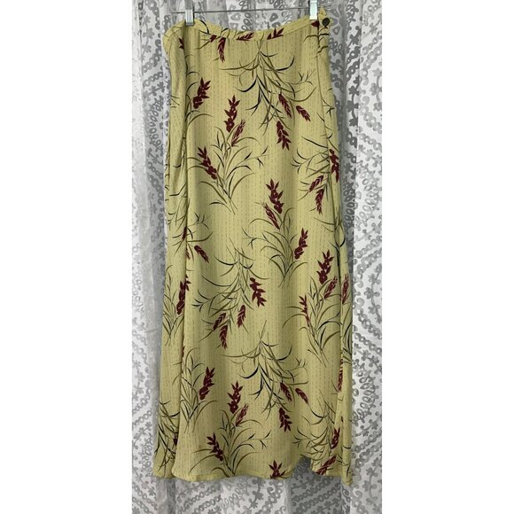 Evan-Picone Womens Size 14 Silk Two-Piece Floral Blouse & Skirt Set Vintage 100% - Picture 9 of 9